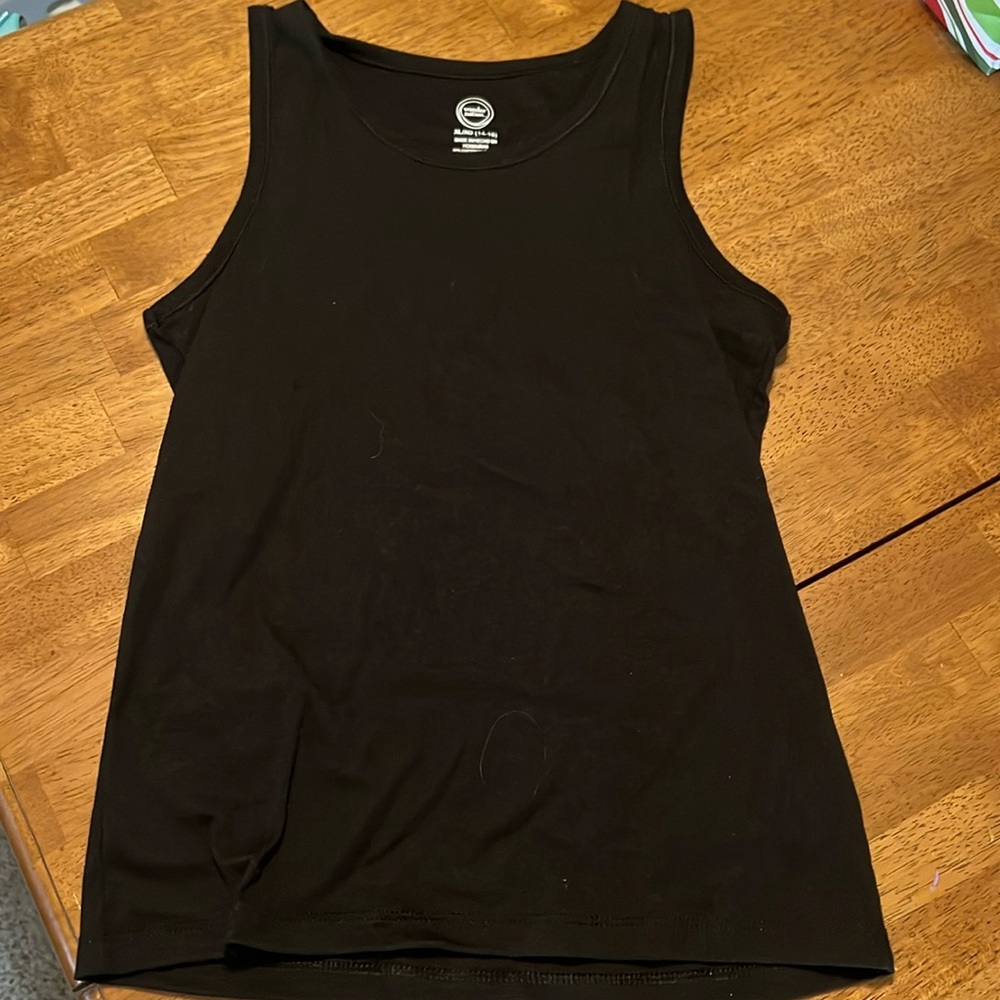 Kids wonder nation black tank top size XL, 14/16